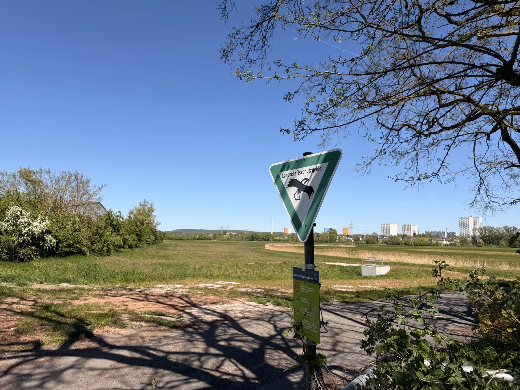 Blick ins Landschaftsschutzgebiet